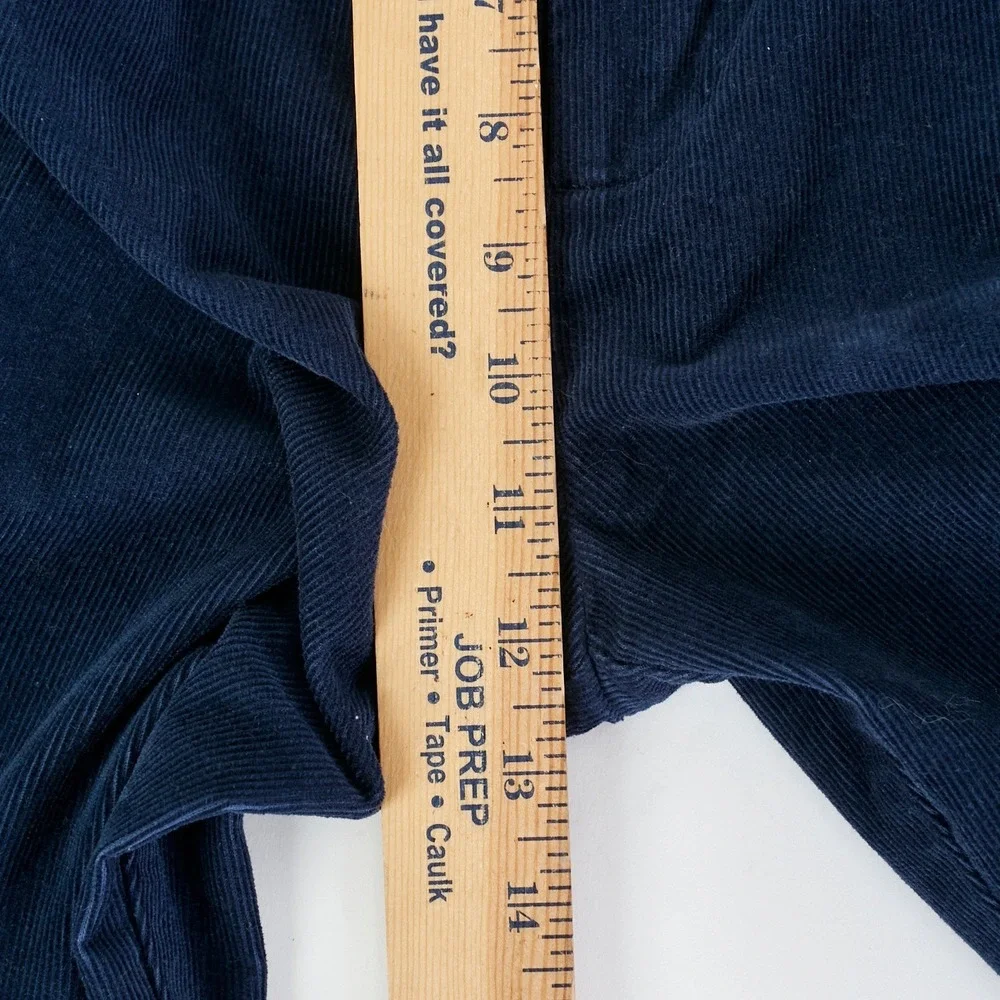 Jos A Bank Executive Collection‎ Navy Corduroy Pleated Cuffed Pants Mens 38x30